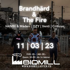 11.03.2023 - Brandhärd & The Fire